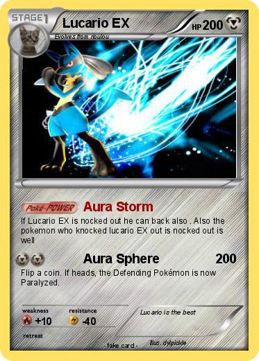 Pokemon Lucario EX