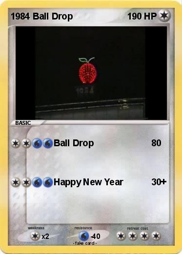 Pokemon 1984 Ball Drop