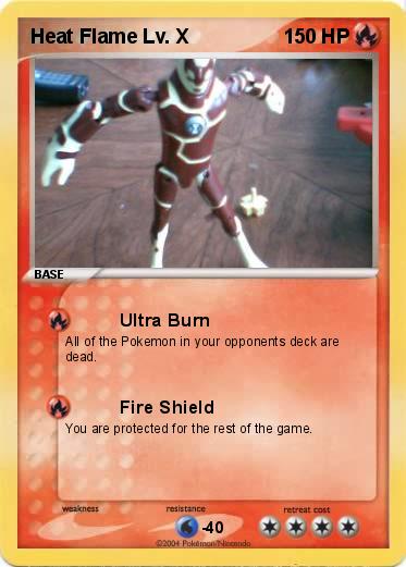 Pokemon Heat Flame Lv. X