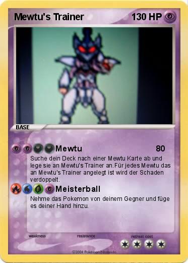 Pokemon Mewtu's Trainer