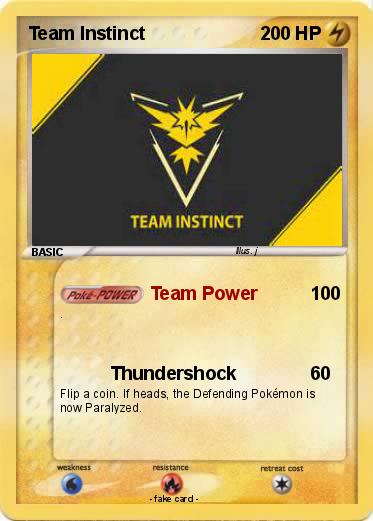 Pokemon Team Instinct