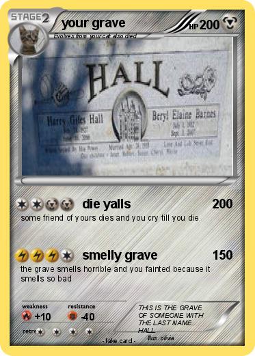 Pokemon your grave