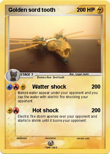 Pokemon Golden sord tooth