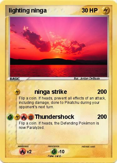Pokemon lighting ninga