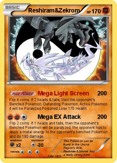 Pokemon Reshiram&Zekrom