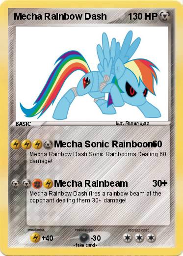 Pokemon Mecha Rainbow Dash