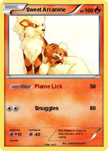 Pokemon Sweet Arcanine