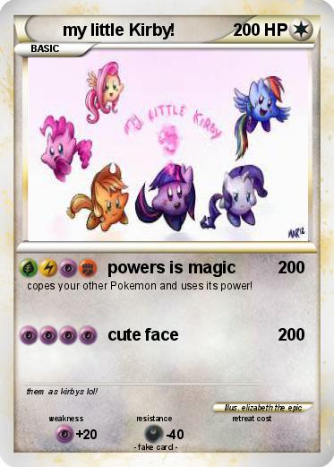 Pokemon my little Kirby!