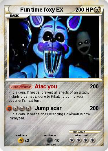 Pokemon Fun time foxy EX