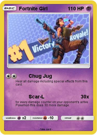 Pokemon Fortnite Girl