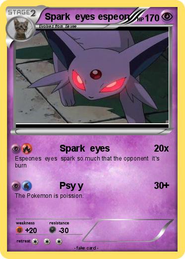 Pokemon Spark  eyes espeon