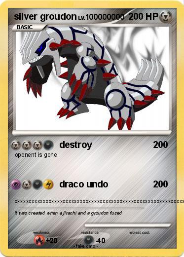 Pokemon silver groudon