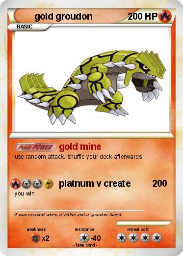 Pokemon gold groudon