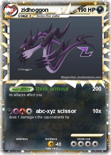 Pokemon zidhoggon