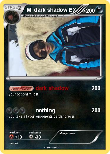Pokemon M  dark shadow EX