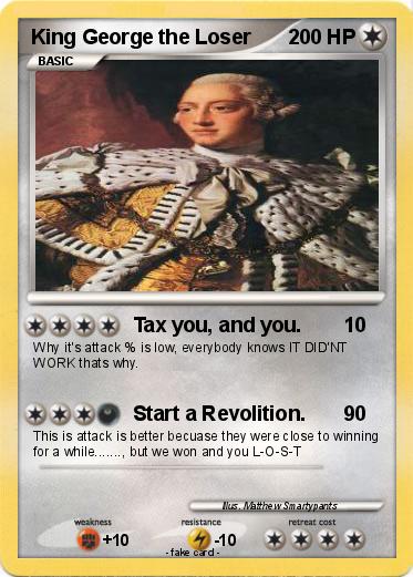 Pokemon King George the Loser