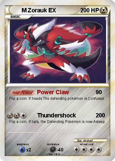 Pokemon M Zorauk EX