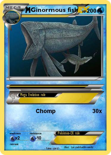 Pokemon Ginormous fish