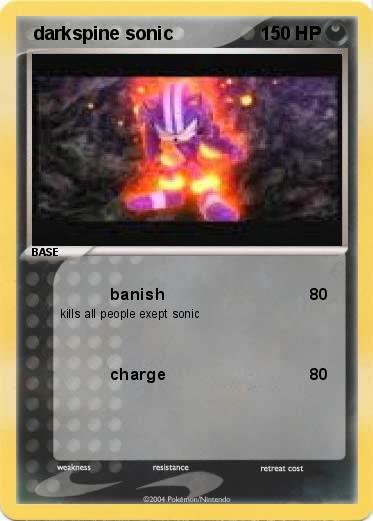Pokemon  darkspine sonic