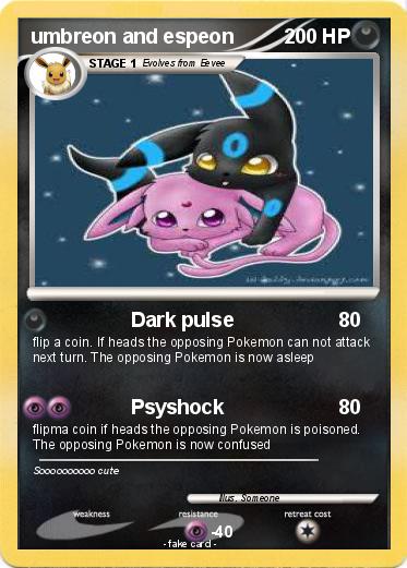 Pokemon umbreon and espeon