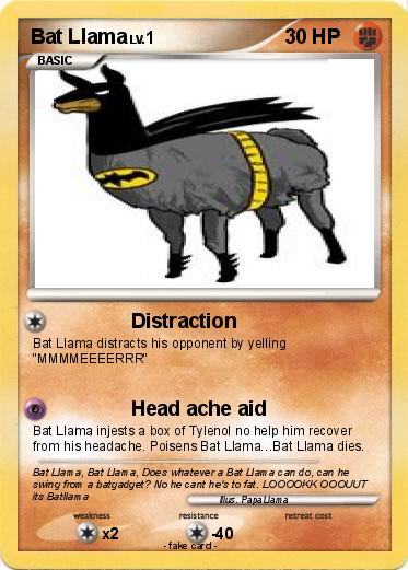 Pokemon Bat Llama