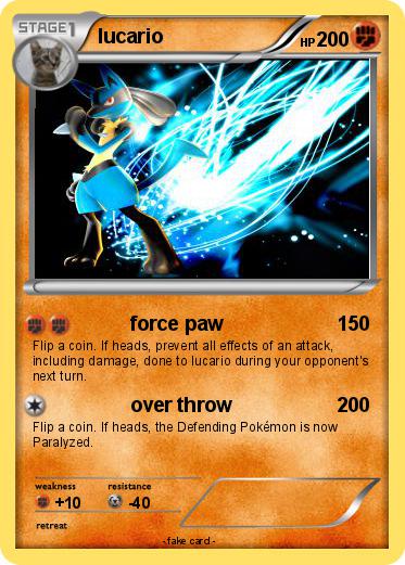 Pokemon lucario