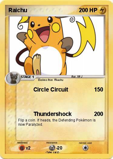Pokemon Raichu
