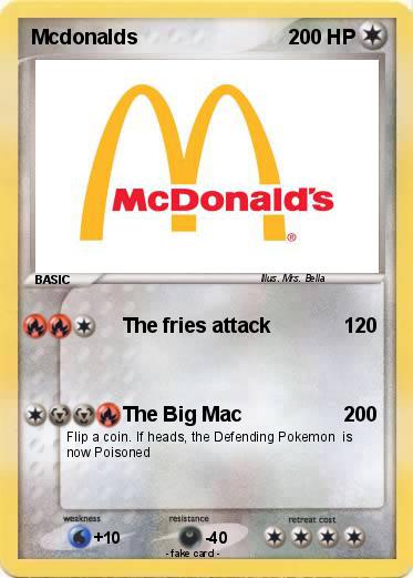 Pokemon Mcdonalds