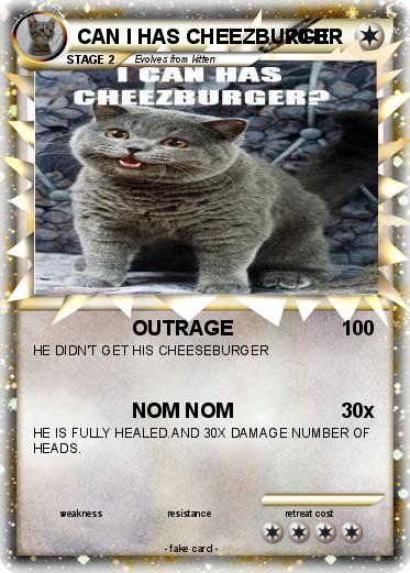 Pokemon CAN I HAS CHEEZBURGER