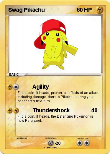 Pokemon Swag Pikachu