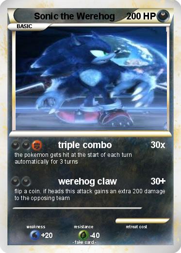 Pokemon Sonic the Werehog