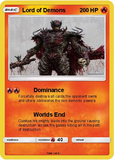 Pokemon Lord of Demons