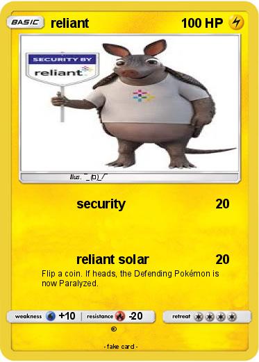 Pokemon reliant