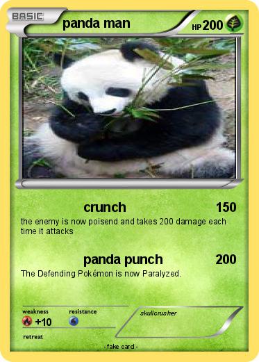 Pokemon panda man