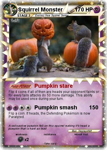 Pokemon Squirrel Monster