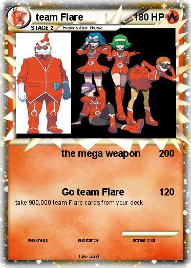 Pokemon team Flare