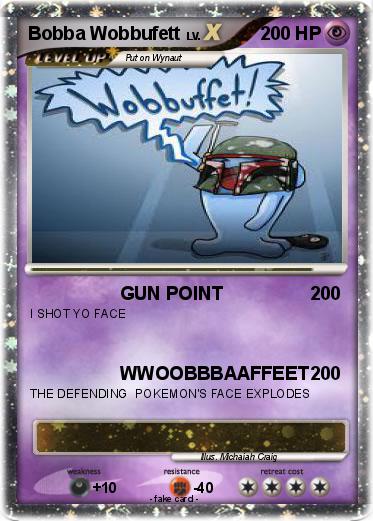 Pokemon Bobba Wobbufett