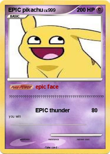 Pokemon EPIC pikachu