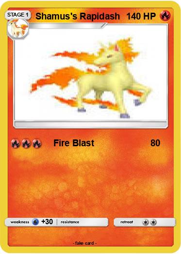 Pokemon Shamus's Rapidash