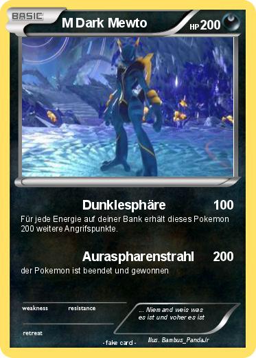 Pokemon M Dark Mewto