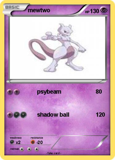 Pokemon mewtwo