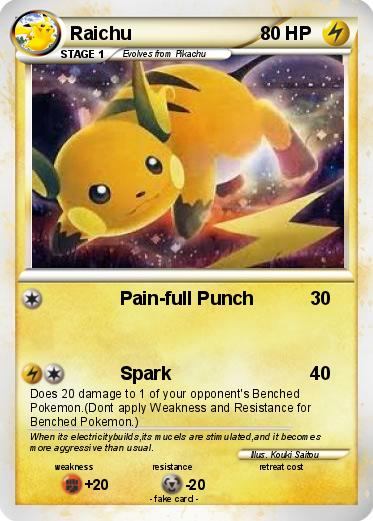 Pokemon Raichu