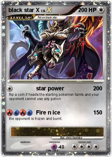 Pokemon black star X