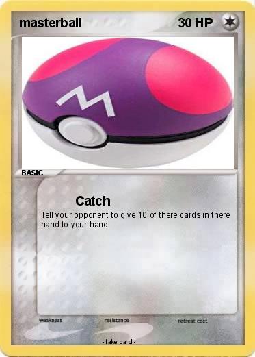 Pokemon masterball