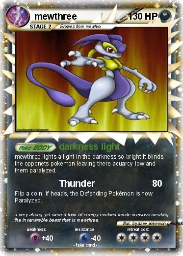 Pokemon mewthree