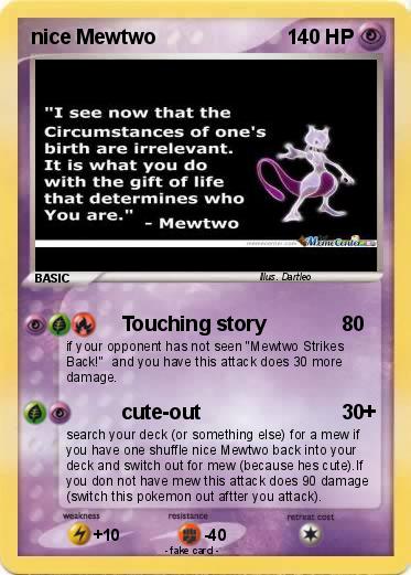 Pokemon nice Mewtwo
