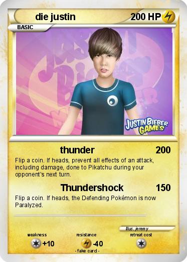 Pokemon die justin