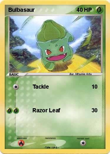 Pokemon Bulbasaur