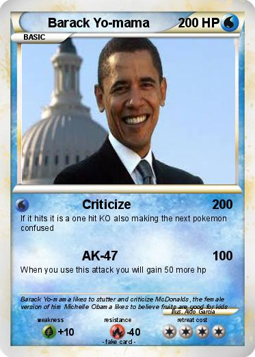 Pokemon Barack Yo-mama