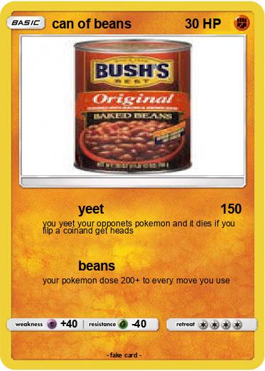 Pokemon can of beans